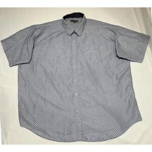 Planet B Shirt Mens 2XL White Geometric Casual